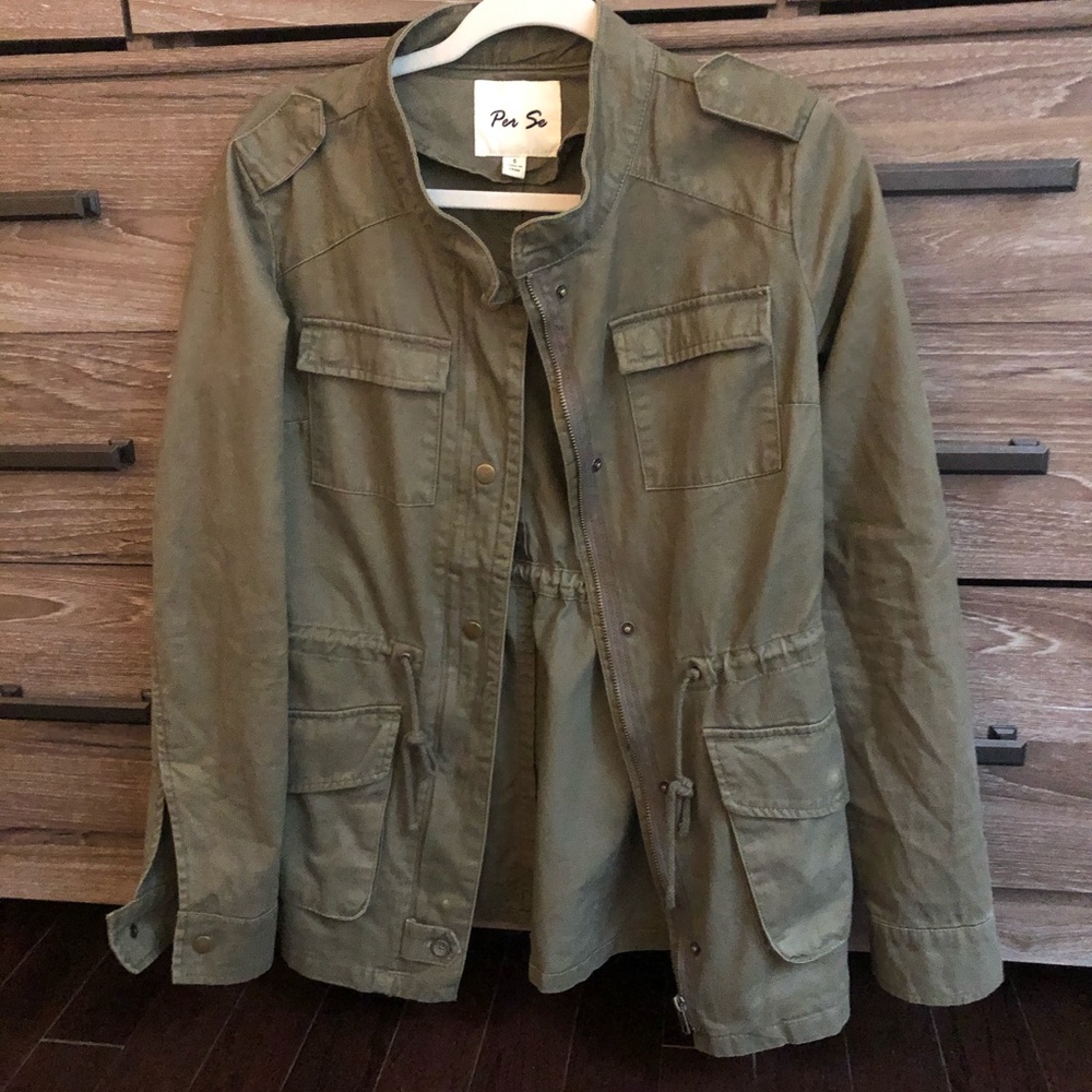 army green jacket